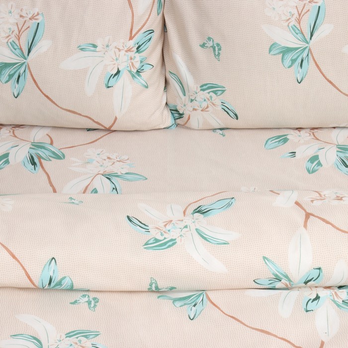 фото Постельное бельё 2 сп экономь и я «весенний сад»,173х215см, 175х214см, 50х70см-2шт, микрофибра, 60г/м2