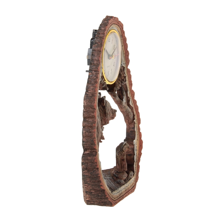 Часы настольные "Медвежья семья"