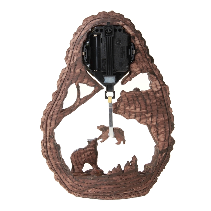 Часы настольные "Медвежья семья"