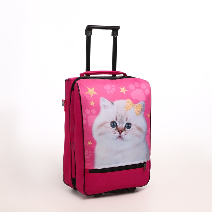 фото Чемодан детский малый 20", цвет розовый sacvoyage