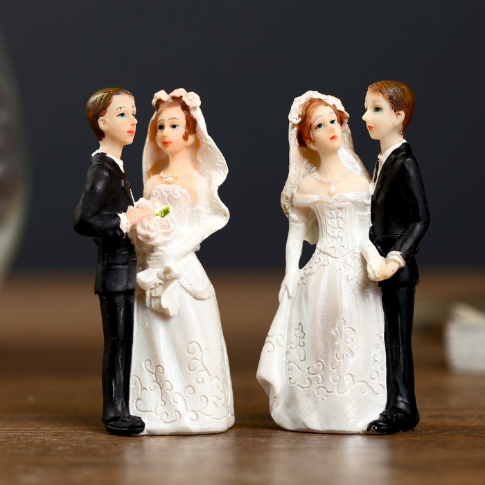 Сувенир "Жених и невеста-торжество" МИКС