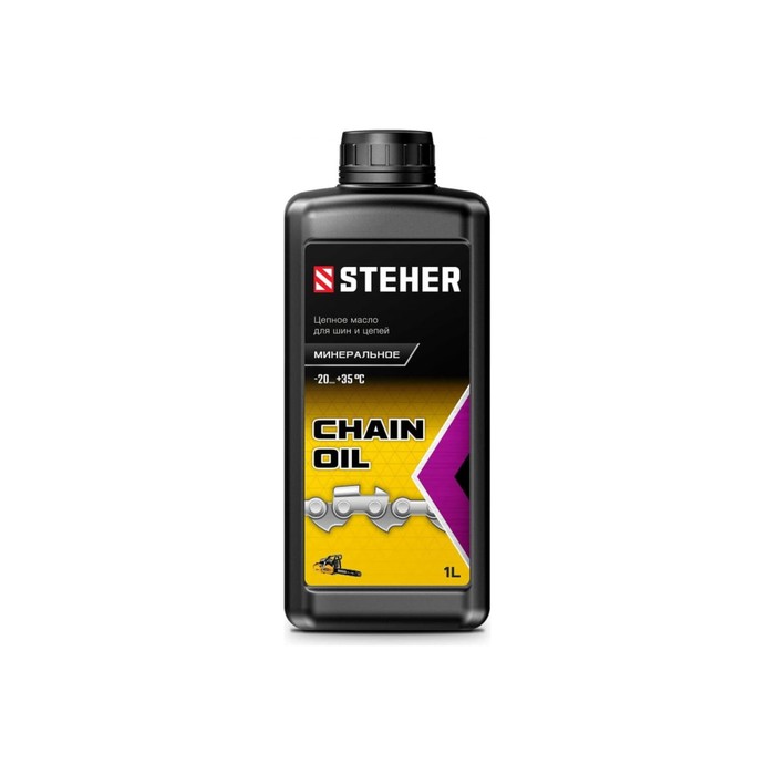 Масло STEHER 76020-1, минеральное, цепное, для бензо и электропил, 1 л масло цепное country 1 л st 500