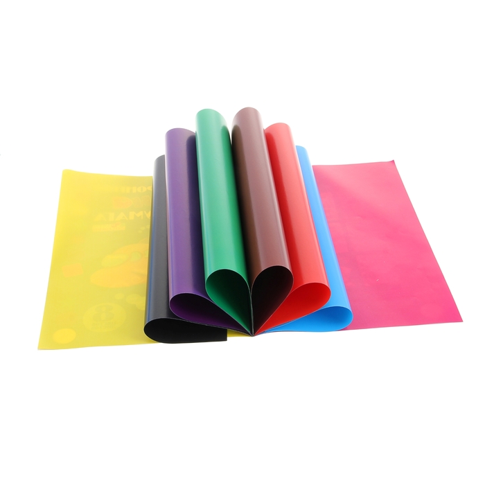 Бумага цветная двухсторонняя А4, 8 листов, 8 цветов "Самолет" мелованная