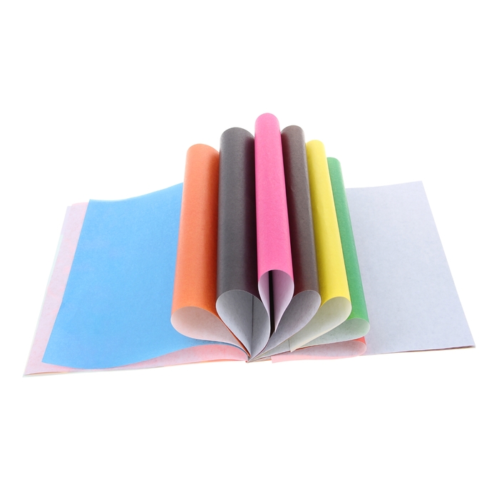 Бумага цветная А4, 16 листов, 8 цветов "Мишки", офсетная