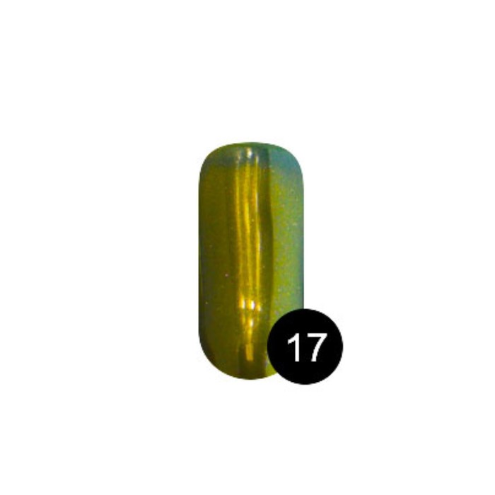Втирка Pole «Северное сияние», №17 медное золото дизайн pole сияние салатовое