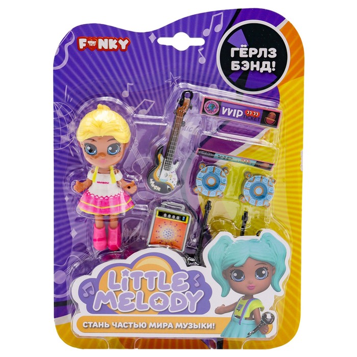 фото Набор игровой funky toys «куколка адель», с музыкальными аксессуарами