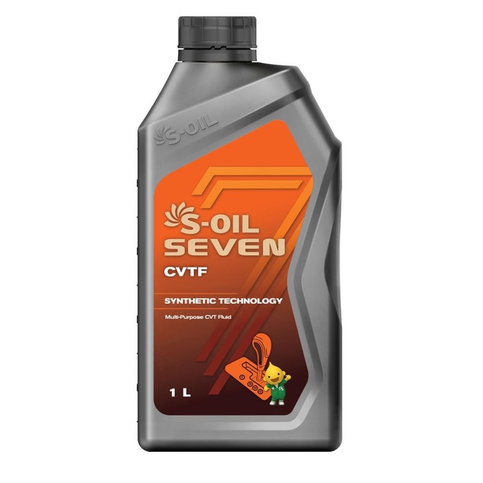 Трансмиссионное масло S-OIL 7 CVTF, 1 л масло трансмиссионное s oil cvtf синтетическое 1 л