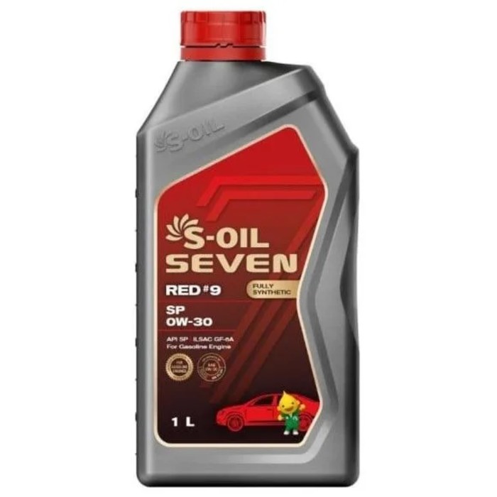 фото Автомобильное масло s-oil 7 red #9 sp 0w-30 синтетика, 1 л s-oil seven