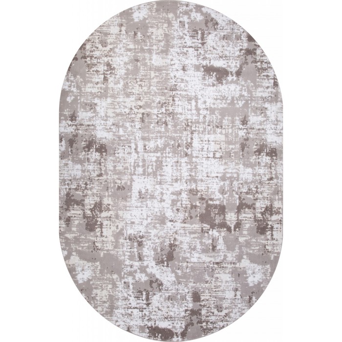 Ковёр овальный Merinos Richi, размер 80x150 см, цвет gray