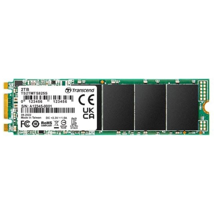 Накопитель SSD Transcend SATA III 2TB TS2TMTS825S 825S M.2 2280 0.3 DWPD накопитель ssd transcend pcie 3 0 x4 2tb ts2tmte115s 115s m 2 2280 0 2 dwpd