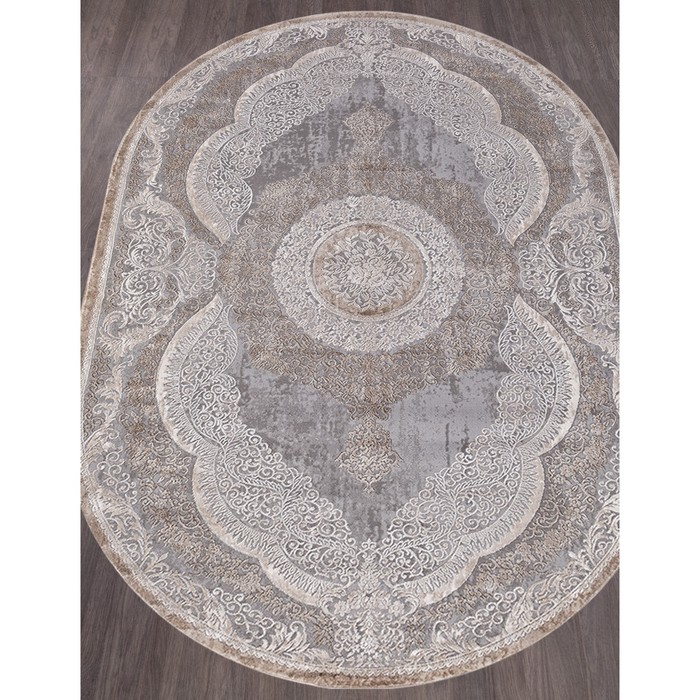 

Ковёр овальный Armina 03880c, размер 300x500 см, цвет grey-brown