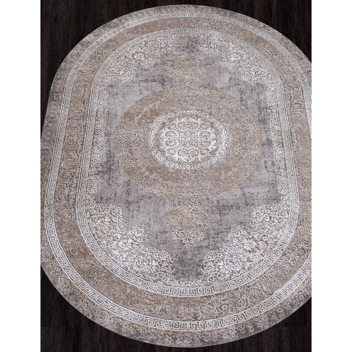 

Ковёр овальный Armina 04073c, размер 160x230 см, цвет grey-brown