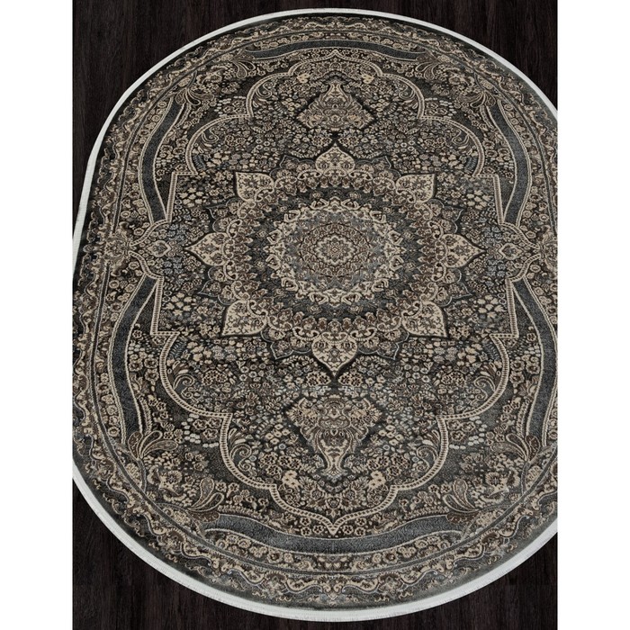 

Ковёр овальный Dolce d415, размер 160x220 см, цвет dark gray
