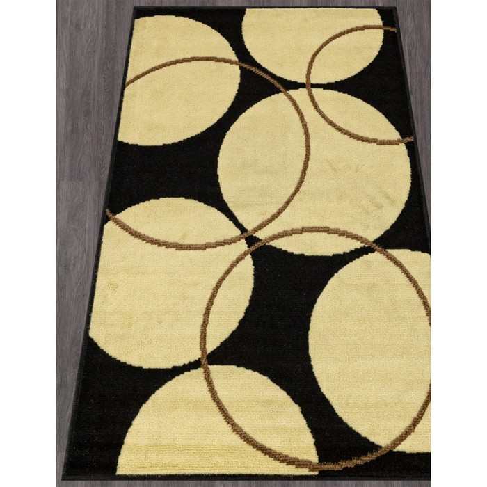 

Ковёр прямоугольный Garda grd6, размер 80x125 см, цвет black
