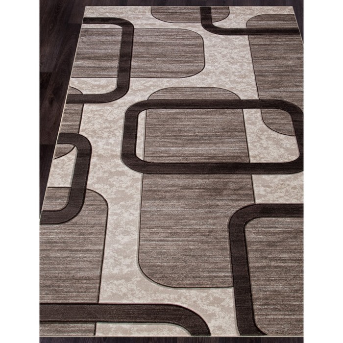 

Ковёр прямоугольный Mega carving d465, размер 150x300 см, цвет beige