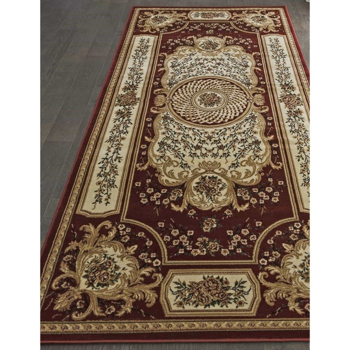 

Ковёр прямоугольный Olympos d170, размер 100x200 см, цвет red