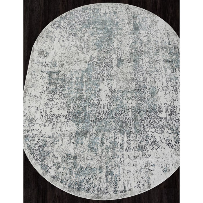 

Ковёр овальный Safari 02475f, размер 100x200 см, цвет blue-grey