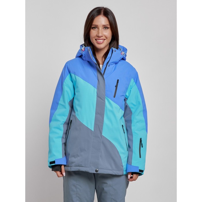 Куртка горнолыжная женская, размер 56, цвет синий