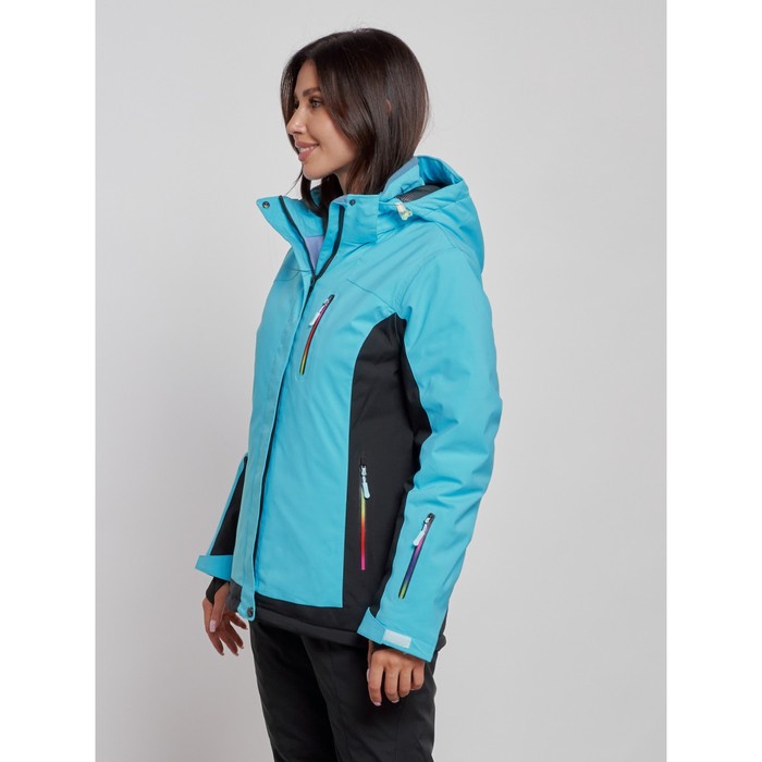 Куртка горнолыжная женская, размер 42, цвет голубой