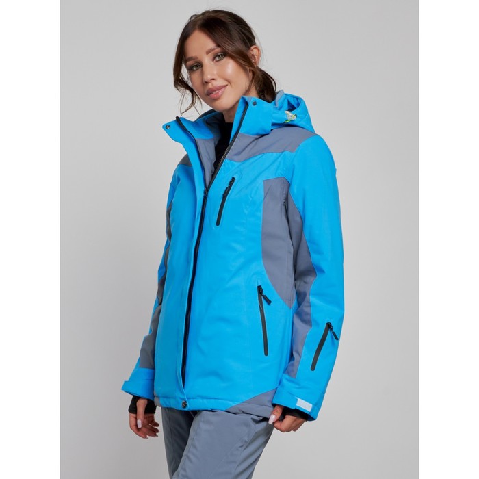Куртка горнолыжная женская, размер 42, цвет синий
