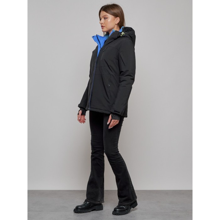 Куртка горнолыжная женская, размер 42, цвет чёрный