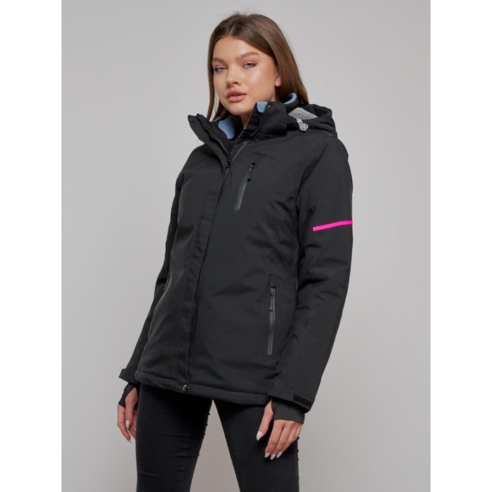 Куртка горнолыжная женская, размер 44, цвет чёрный