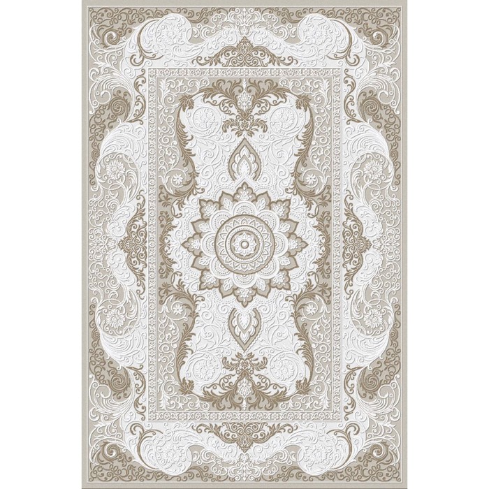 

Ковёр прямоугольный Emir 110, размер 150х230 см, цвет cream/beige