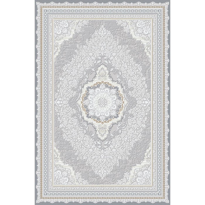 

Ковёр прямоугольный Sarar 310, размер 120х250 см, цветl.grey/grey