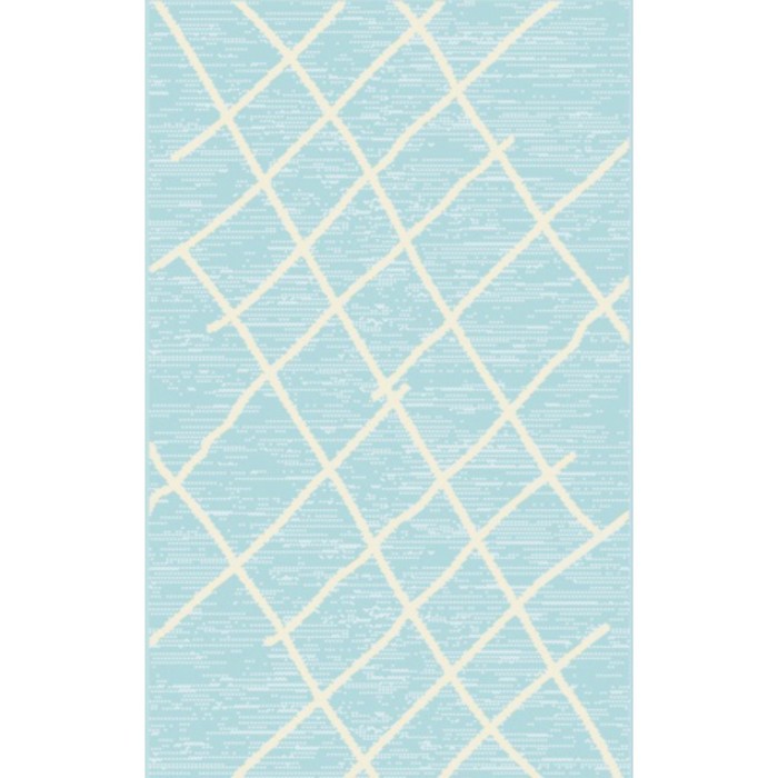 

Ковёр-циновка овальный 8012, размер 50х80 см, цвет blue/cream