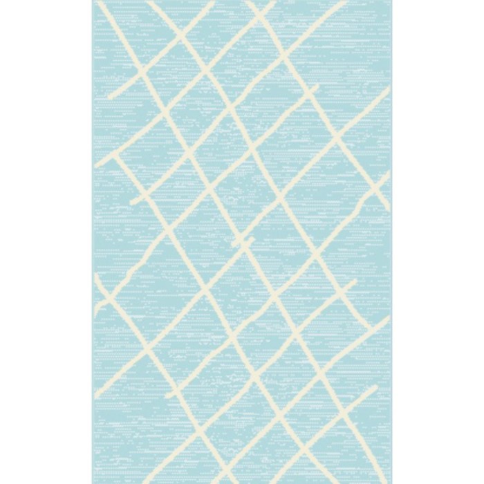 

Ковёр-циновка прямоугольный 8012, размер 150х230 см, цвет blue/cream