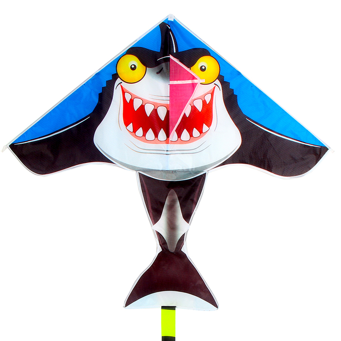 Воздушный змей «Акула», цвета МИКС воздушный змей разноцветная акула 132х150 см микс