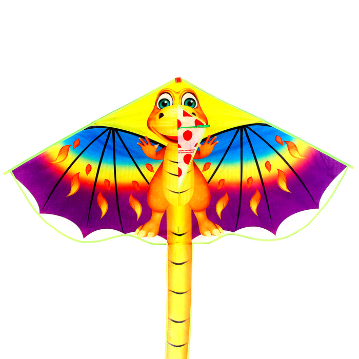 Воздушный змей «Дракончик», цвета МИКС воздушный змей котик цвета микс