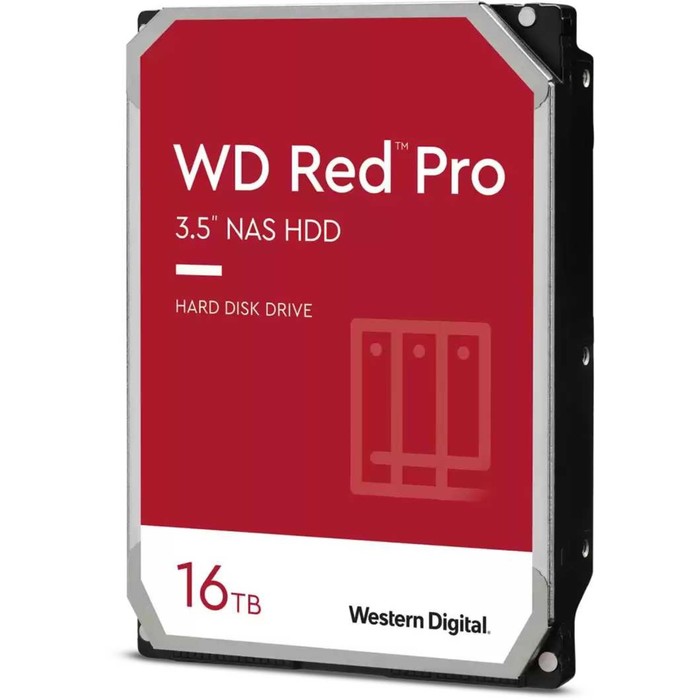 цена Жесткий диск WD SATA-III 16TB WD161KFGX NAS Red Pro (7200rpm) 512Mb 3.5