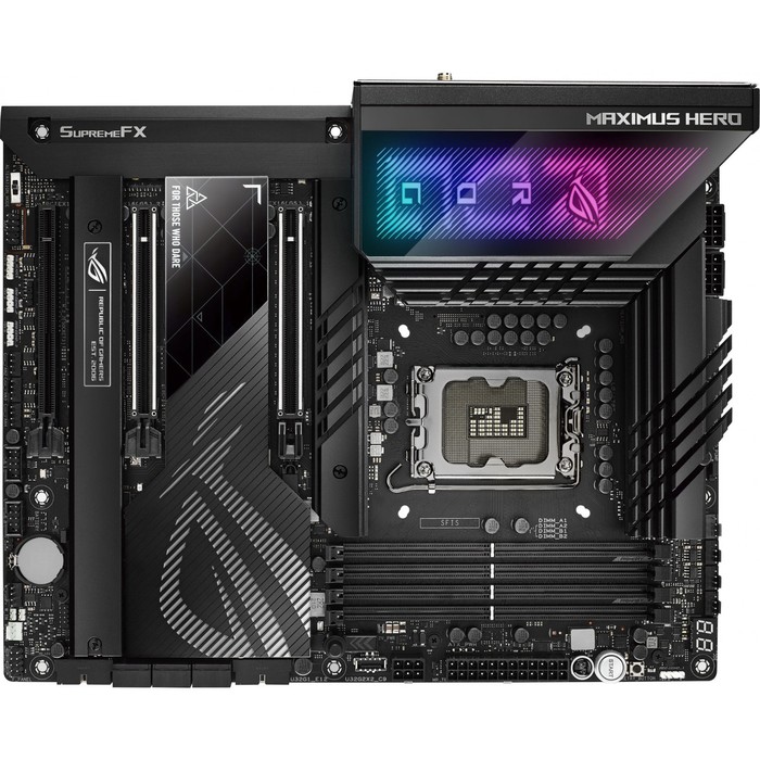 Материнская плата Asus ROG MAXIMUS Z790 HERO Soc-1700 Intel Z790 4xDDR5 ATX AC`97 8ch(7.1) 1029344 материнская плата asus rog maximus z790 hero soc 1700