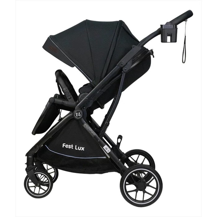 

Коляска прогулочная Farfello Fest Lux FL, цвет rich black