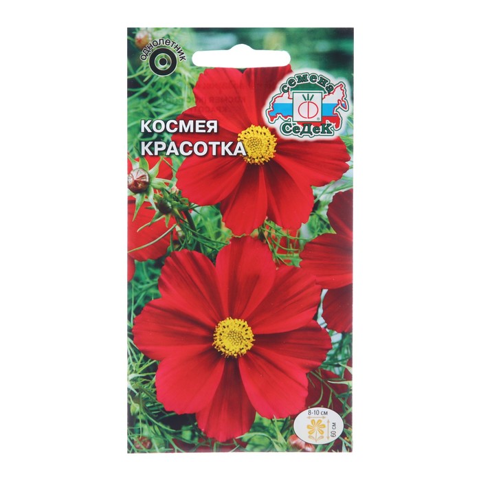 цена Семена цветов Космея Красотка, Евро, 0,5 г