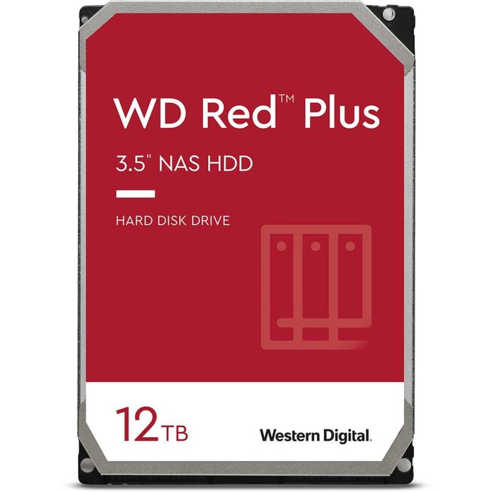 цена Жесткий диск WD SATA-III 12TB WD120EFBX NAS Red Plus (7200rpm) 256Mb 3.5