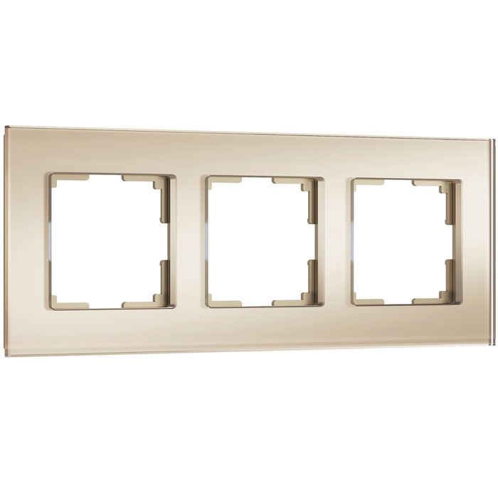 

Рамка на 3 поста Senso (шампань, стекло soft-touch) W0033111