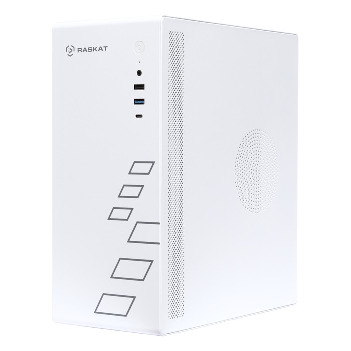 фото Компьютер raskat start 100, g5905, 8 гб, ssd 120 гб, intel uhd 410, noos, белый
