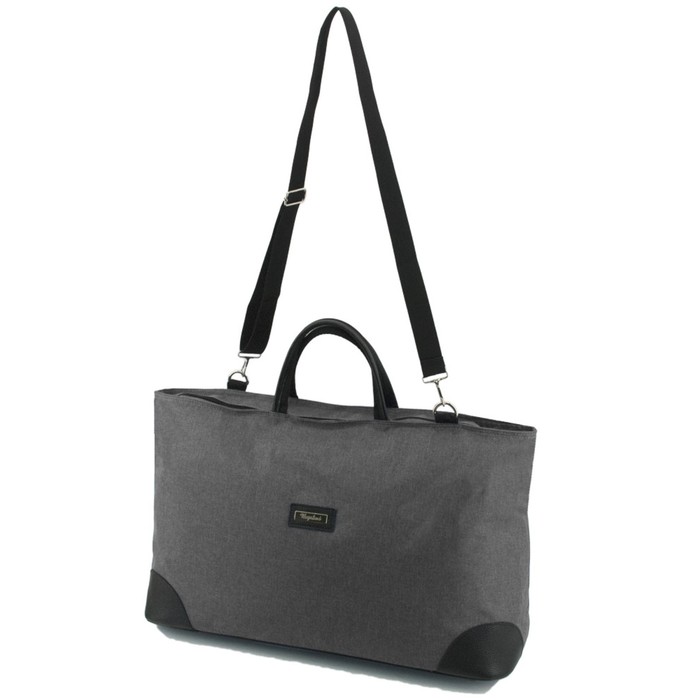 фото Дорожная сумка (вд45-05350) комбинированный материал (тестиль + нк), серый, 1х800х55 см bagsland