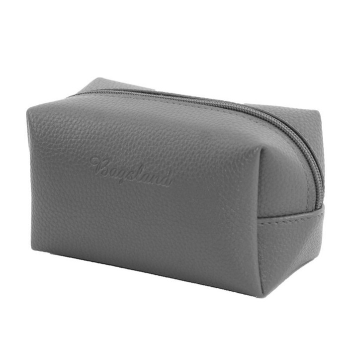 Косметичка ВК043-05550 натуральная кожа серый 1х10х165 см 550₽