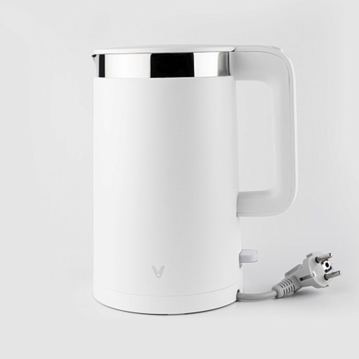 Чайник электрический Viomi Smart Kettle, пластик, колба металл, 1.5 л, 1800 Вт, белый чайник xiaomi mi electric kettle 2 1800 вт 1 7л металл пластик bhr5927eu