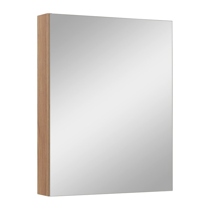 Зеркало-шкаф для ванной комнаты Лада 50 графит, 12 х 50 х 65 см