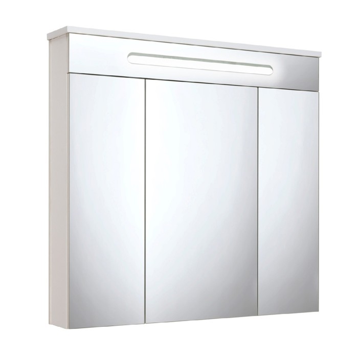 Зеркало-шкаф для ванной комнаты Парма 75 15,6 х 75 х 75 см шкаф зеркало марбл 75 00 мрамор камень бетонный универсальный 15 5 х 75 х 71 см