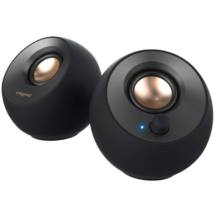 

Колонки Creative Pebble V2 MF1695 2.0 черный 8Вт