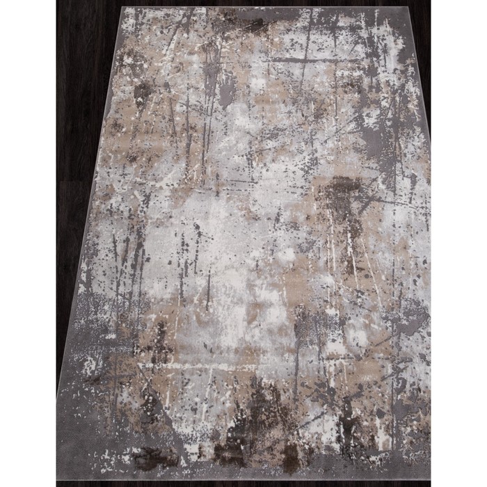 

Ковёр прямоугольный Graff 3433, размер 80x150 см, цвет gray-beige