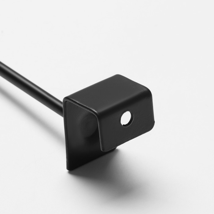 фото Крючок для экономпанелей, d=4мм, l=15см, цвет чёрный матовый