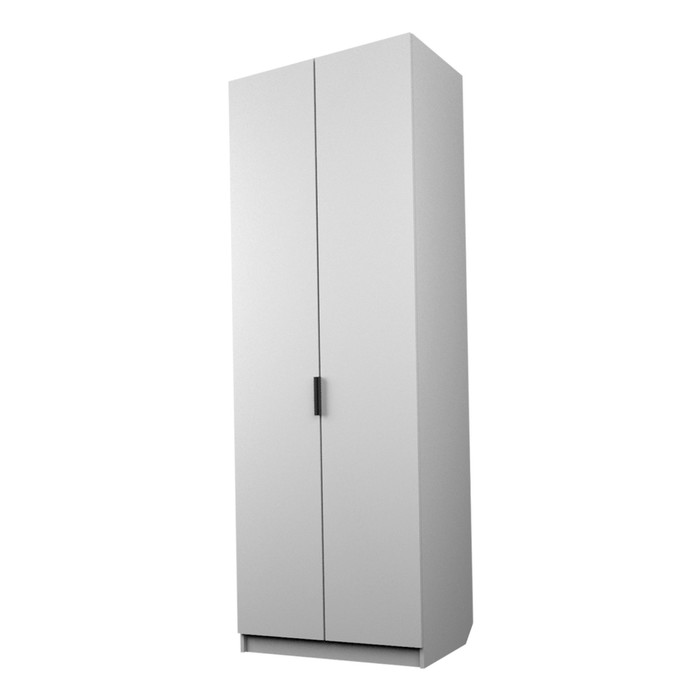 Шкаф 2-х дверный «Экон», 800×520×2300 мм, штанга, цвет белый шкаф 2 х дверный экон 800×520×2300 мм 2 ящика штанга цвет белый
