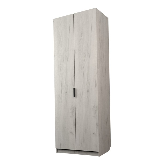 Шкаф 2-х дверный «Экон», 800×520×2300 мм, штанга, цвет дуб крафт белый шкаф 2 х дверный экон 800×520×2300 мм 3 ящика штанга цвет дуб крафт белый