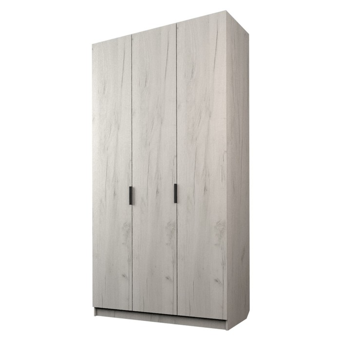 Шкаф 3-х дверный «Экон», 1200×520×2300 мм, цвет дуб крафт белый шкаф 3 х дверный экон 1200×520×2300 мм 3 ящика цвет дуб крафт белый